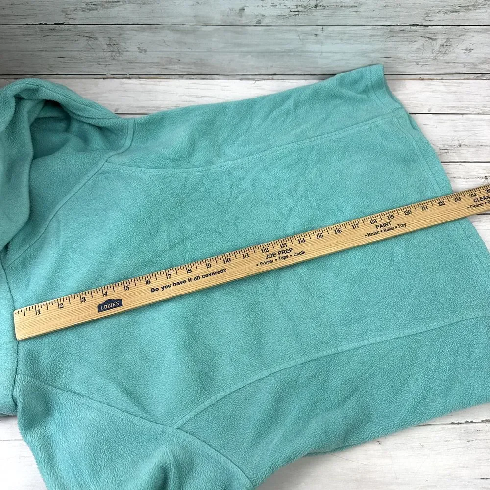 Columbia Full Zip Fleece Girls Size XL (18-20)‎ Teal green Jacket Zip Pockets